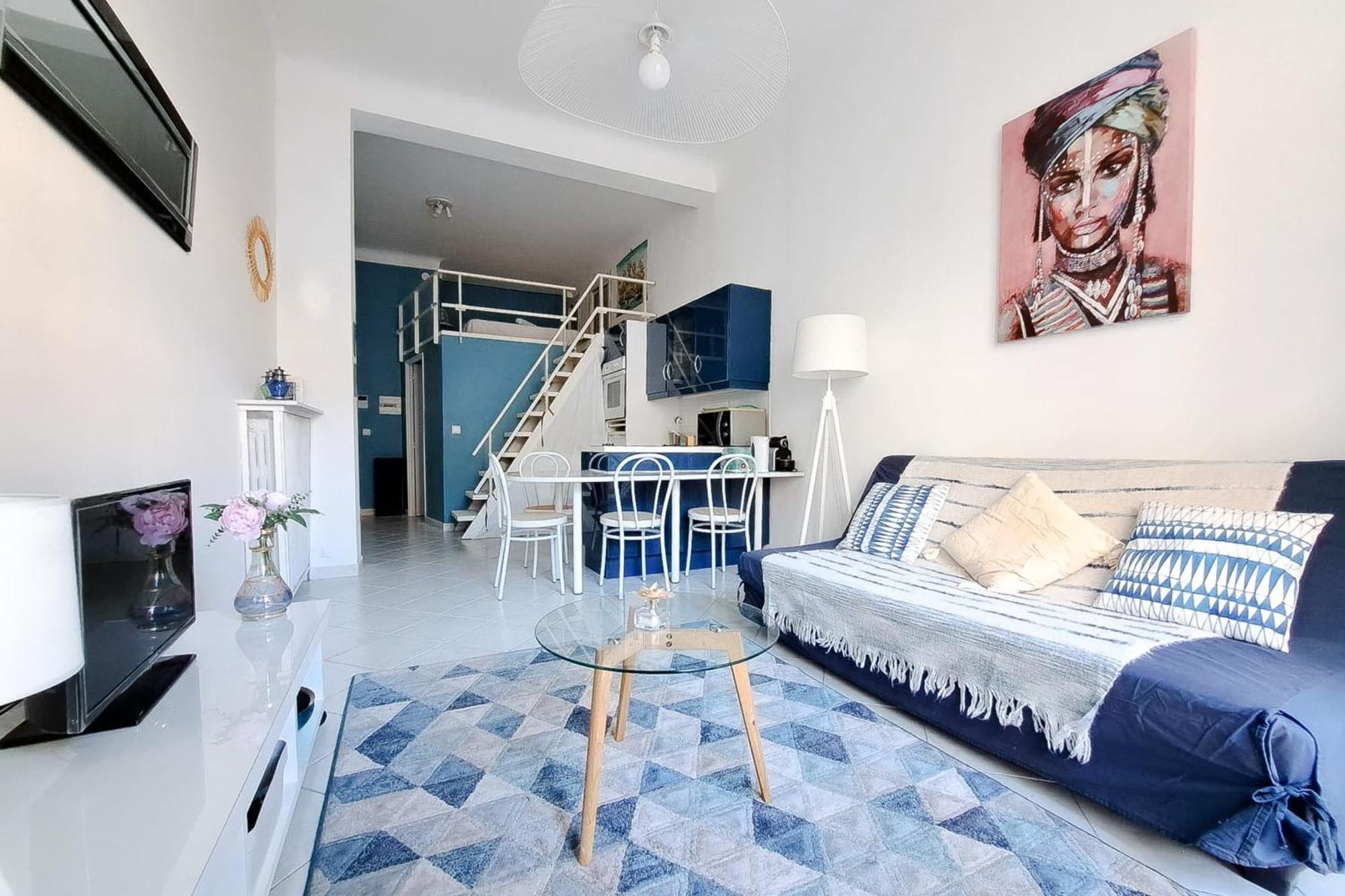 Appartement Near Palais! Studio In With Ac & Terrace - Benakey *